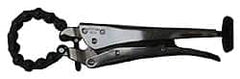Grip-On - 12" OAL Standard Jaw Locking Chain Pipe Cutters - Exact Tooling