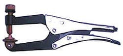 Grip-On - 12" OAL Standard Jaw Spindle C-Clamp Weld Locking Pliers - Exact Tooling