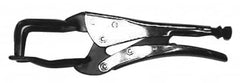 Grip-On - 8" OAL Standard Jaw U-Clamp Weld Locking Pliers - Exact Tooling