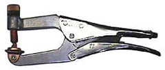 Grip-On - 12" OAL Standard Jaw Spindle C-Clamp Weld Locking Pliers - Exact Tooling