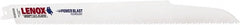 Lenox - 12" Long x 3/4" Thick, Bi-Metal Reciprocating Saw Blade - Tapered Profile, 10 to 14 TPI, Toothed Edge, Universal Shank - Exact Tooling
