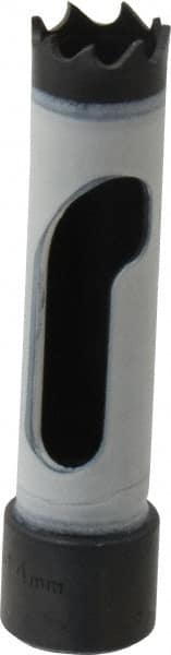 Lenox - 9/16" Diam, 1-1/2" Cutting Depth, Hole Saw - Bi-Metal Saw, Toothed Edge - Exact Tooling