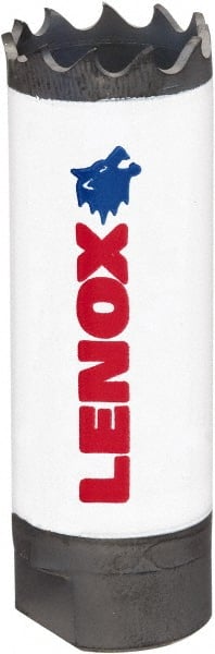 Lenox - 13/16" Diam, 1-1/2" Cutting Depth, Hole Saw - Bi-Metal Saw, Toothed Edge - Exact Tooling