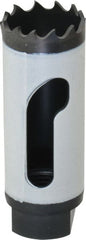 Lenox - 7/8" Diam, 1-1/2" Cutting Depth, Hole Saw - Bi-Metal Saw, Toothed Edge - Exact Tooling