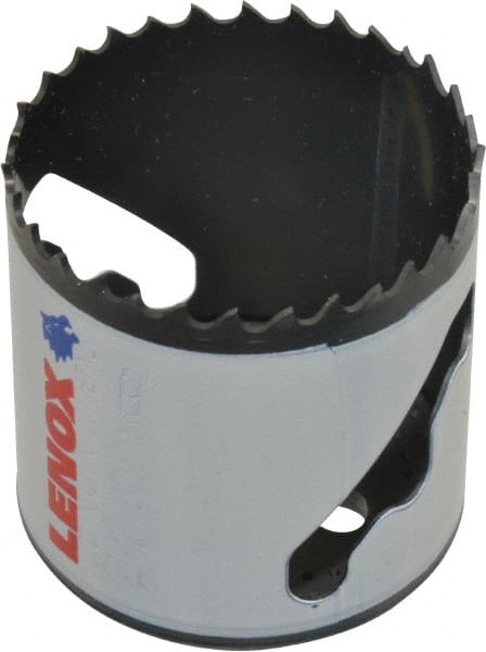 Lenox - 2-1/16" Diam, 1-1/2" Cutting Depth, Hole Saw - Bi-Metal Saw, Toothed Edge - Exact Tooling
