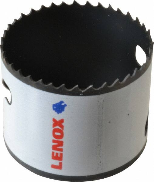 Lenox - 2-9/16" Diam, 1-1/2" Cutting Depth, Hole Saw - Bi-Metal Saw, Toothed Edge - Exact Tooling
