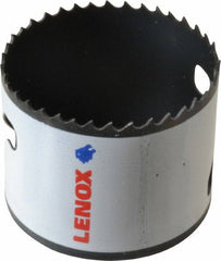 Lenox - 2-9/16" Diam, 1-1/2" Cutting Depth, Hole Saw - Bi-Metal Saw, Toothed Edge - Exact Tooling