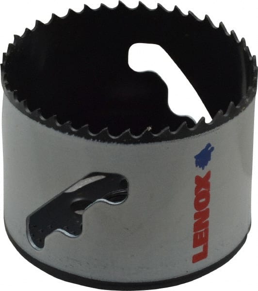 Lenox - 2-3/4" Diam, 1-1/2" Cutting Depth, Hole Saw - Bi-Metal Saw, Toothed Edge - Exact Tooling