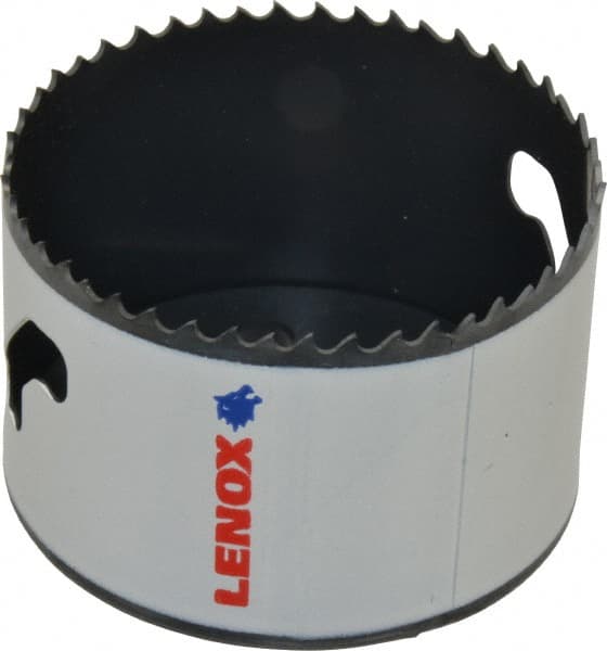Lenox - 3-1/8" Diam, 1-1/2" Cutting Depth, Hole Saw - Bi-Metal Saw, Toothed Edge - Exact Tooling