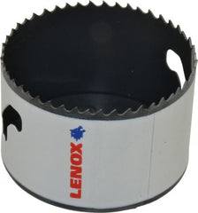 Lenox - 3-1/8" Diam, 1-1/2" Cutting Depth, Hole Saw - Bi-Metal Saw, Toothed Edge - Exact Tooling