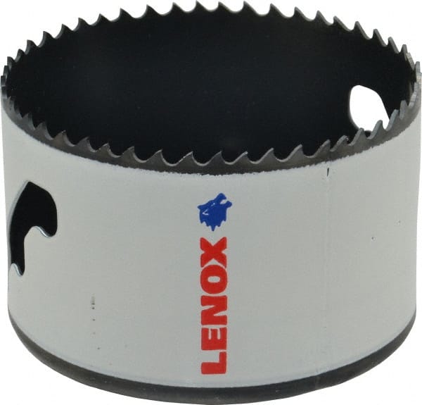 Lenox - 3-1/4" Diam, 1-1/2" Cutting Depth, Hole Saw - Bi-Metal Saw, Toothed Edge - Exact Tooling