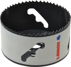 Lenox - 3-3/4" Diam, 1-1/2" Cutting Depth, Hole Saw - Bi-Metal Saw, Toothed Edge - Exact Tooling