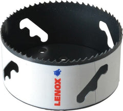 Lenox - 4-1/4" Diam, 1-1/2" Cutting Depth, Hole Saw - Bi-Metal Saw, Toothed Edge - Exact Tooling