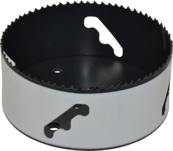 Lenox - 4-3/4" Diam, 1-1/2" Cutting Depth, Hole Saw - Bi-Metal Saw, Toothed Edge - Exact Tooling