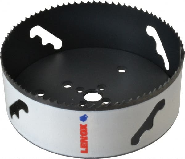 Lenox - 5-1/2" Diam, 1-1/2" Cutting Depth, Hole Saw - Bi-Metal Saw, Toothed Edge - Exact Tooling