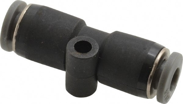 Norgren - 5/32" Tube OD, Brass Push-to-Connect Tube Union - Tube to Tube Connection, 150 Max psi, Nitrile O-Ring, 0 to 175°F Working Temp - Exact Tooling