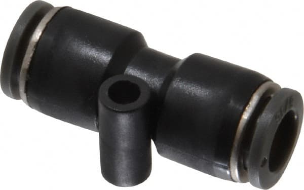 Norgren - 5/16" Tube OD, Brass Push-to-Connect Tube Union - Tube to Tube Connection, 150 Max psi, Nitrile O-Ring, 0 to 175°F Working Temp - Exact Tooling
