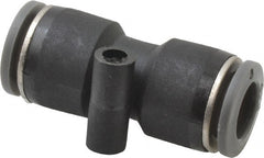 Norgren - 3/8" Tube OD, Brass Push-to-Connect Tube Union - Tube to Tube Connection, 150 Max psi, Nitrile O-Ring, 0 to 175°F Working Temp - Exact Tooling