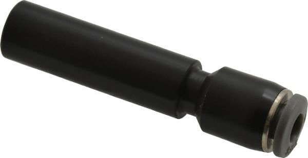 Norgren - 5/32" Tube OD, Brass Push-to-Connect Tube Straight Stem - Tube to Stem Connection, 150 Max psi, Nitrile O-Ring, 0 to 175°F Working Temp - Exact Tooling