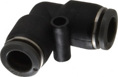 Norgren - 5/16" Tube OD, Brass Push-to-Connect Tube Union Elbow - Tube to Tube Connection, 150 Max psi, Nitrile O-Ring, 0 to 175°F Working Temp - Exact Tooling