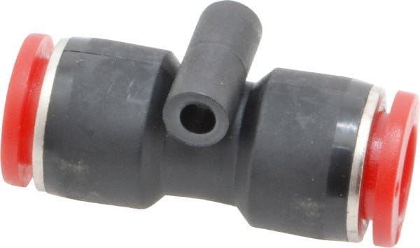 Norgren - 10mm Tube OD, Brass Push-to-Connect Tube Union - Tube to Tube Connection, 150 Max psi, Nitrile O-Ring, 0 to 175°F Working Temp - Exact Tooling