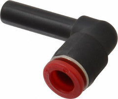 Norgren - 8mm Tube OD, Brass Push-to-Connect Tube Stem Elbow - Tube to Stem Connection, 150 Max psi, Nitrile O-Ring, 0 to 175°F Working Temp - Exact Tooling