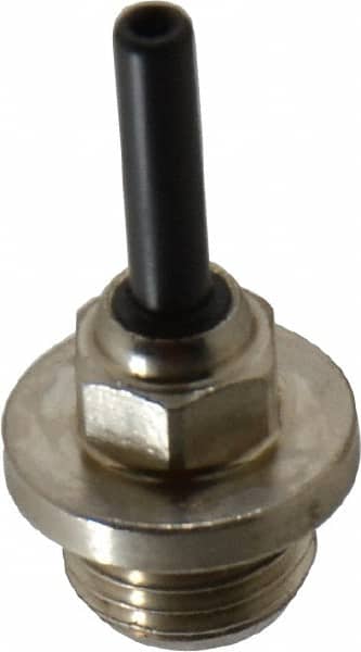 Norgren - 1/4 BSPP Brass Push-to-Connect Tube Male Stem Connector - 150 Max psi, Nitrile O-Ring, 0 to 175°F Working Temp - Exact Tooling