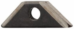Noga - R2 Bi-Directional High Speed Steel Deburring Swivel Blade - Use on Cross Hole Surfaces, Reversible - Exact Tooling