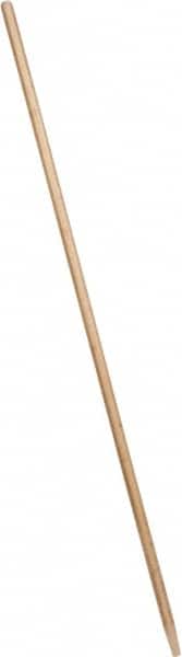 Weiler - 60 x 15/16" Wood Handle for Floor Brushes & Garage Brushes - Threaded Connection, Tan - Exact Tooling