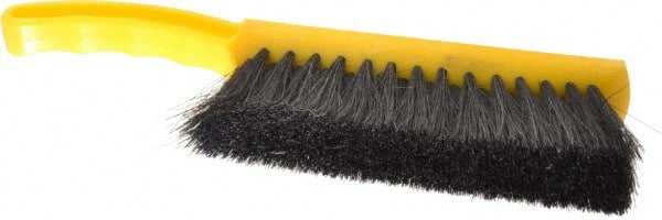 Rubbermaid - 12-1/2" OAL, Tampico Counter Duster - 2-1/2" Bristle Length, 8" Long Head, Plastic Handle, Black - Exact Tooling
