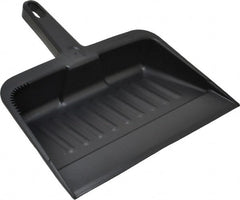 Rubbermaid - 12-1/4" Wide x 2-5/8" High, Handheld Dustpan - Plastic Body, 5" Plastic Handle, Black - Exact Tooling