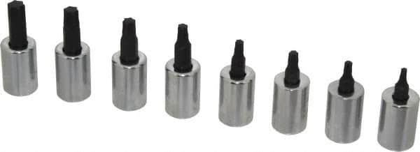 Proto - 8 Piece 3/8" Drive Torx Bit Socket Set - T15 to T50 Torx - Exact Tooling