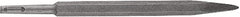DeWALT - 10" OAL, Moil Point Chisel - SDS Plus Drive, SDS Plus Shank, Steel - Exact Tooling