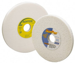 Norton - 12" Diam x 3" Hole x 1" Thick, H Hardness, 60 Grit Surface Grinding Wheel - Aluminum Oxide, Type 1, Medium Grade, 2,070 Max RPM, Vitrified Bond, No Recess - Exact Tooling