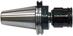 Parlec - CAT40 Taper Shank Tension & Compression Tapping Chuck - #6 to 1-5/8" Tap Capacity, 4.85" Projection, Through Coolant - Exact Tooling