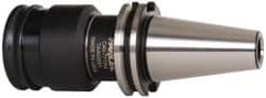 Parlec - CAT40 Taper Shank Rigid Tapping Adapter - #6 to 1-5/8" Tap Capacity, 3-3/4" Projection, Quick Change - Exact Tooling