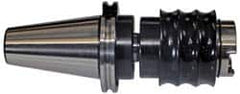 Parlec - CAT40 Taper Shank Rigid Tapping Adapter - 5/16 to 7/8" Tap Capacity, 3.86" Projection - Exact Tooling