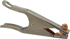 Victor - 2-1/2 Inch Jaw Opening, 2-3/4 Inch Jaw Depth, 500 Amp Rating, Plated Steel Welding Ground Clamp - 9 Inch Long - Exact Tooling