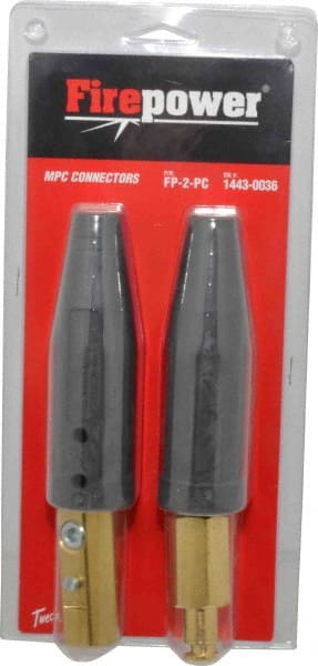 Victor - Male and Female Welding Cable Connector - Cable Size 1/0, 2/0, 3/0 - Exact Tooling