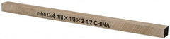 Interstate - M42 Cobalt Square Tool Bit Blank - 1/8" Wide x 1/8" High x 2-1/2" OAL - Exact Tooling
