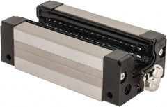 THK - 79mm L x 44mm W x 25.4mm H, 36mm Transverse Hole Spcg, 32mm Lateral Hole Spcg, 4 Way SHS Block w/Caged Ball - 12mm Overhang, 22.3 Kn Dynamic Capacity, M5x5 Hole, 38.4 kn Static Load Rating, 30" High Assembly - Exact Tooling