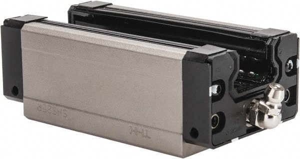 THK - 92mm L x 48mm W x 34.2mm H, 35mm Transverse Hole Spcg, 35mm Lateral Hole Spcg, 4 Way SHS Block w/Caged Ball - 12.5mm Overhang, 31.7 Kn Dynamic Capacity, M6x8 Hole, 52.4 kn Static Load Rating, 40" High Assembly - Exact Tooling