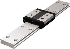 THK - 1,560mm OAL x 69mm Overall Width x 19mm Overall Height 4 Way SHW Rail - 80mm Between Holes, 7 x 11 x 9mm Hole Size - Exact Tooling