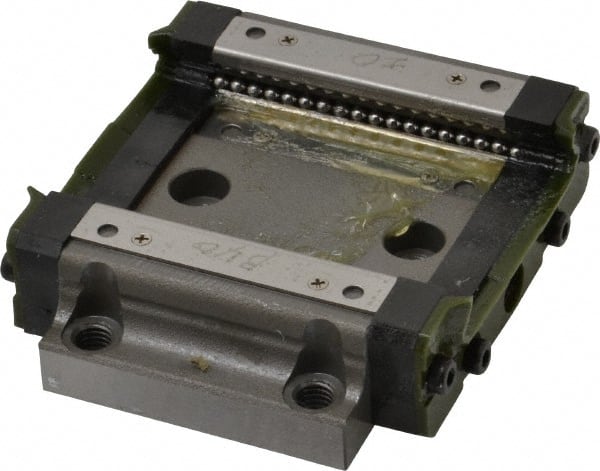 THK - 59mm L x 68mm W x 18mm H, 26mm Transverse Hole Spcg, 53mm Lateral Hole Spcg, 4 Way HRW Block - 13.5mm Overhang, 6.18 Kn Dynamic Capacity, M5x4.4 Hole, 11.5 kn Static Load Rating, 17" High Assembly - Exact Tooling