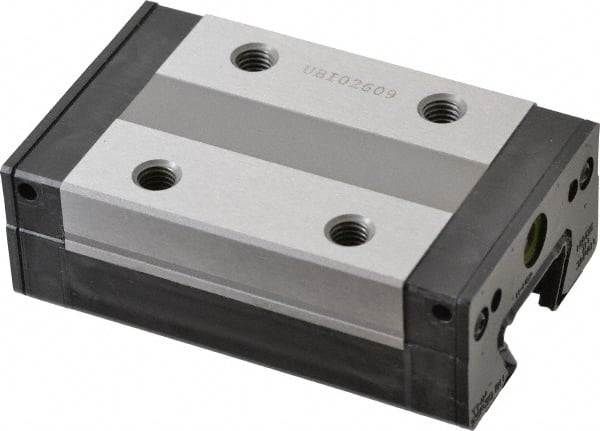 THK - 97mm L x 60mm W x 32.5mm H, 40mm Transverse Hole Spcg, 40mm Lateral Hole Spcg, High Radial Load SSR Block w/Caged Ball - 16mm Overhang, 46.5 Kn Dynamic Capacity, M8X12 Hole, 52.7 kn Static Load Rating, 42" High Assembly - Exact Tooling