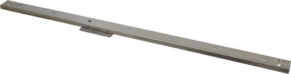 THK - 560mm OAL x 25mm Overall Width x 12mm Overall Height Roller Rail System - 80mm Between Holes, 4.3 x 5.3mm Hole Size - Exact Tooling