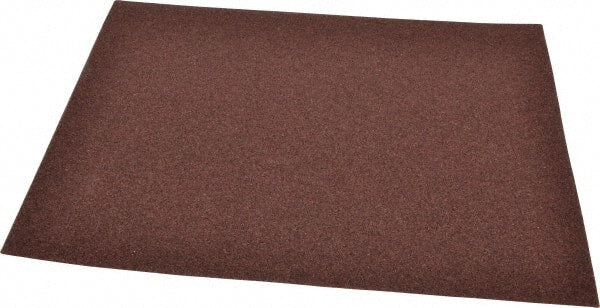 Norton - 50 Grit, Aluminum Oxide Sanding Sheet - 11" Long x 9" Wide, Coarse Grade, J Weighted Cloth Backing - Exact Tooling