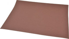 Norton - 220 Grit, Aluminum Oxide Sanding Sheet - 11" Long x 9" Wide, Very Fine Grade, J Weighted Cloth Backing - Exact Tooling