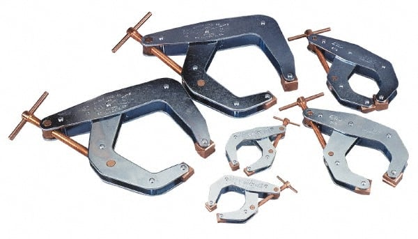 Kant Twist - 6 Piece Cantilever Clamp Set - Includes Two 2-1/2", Two 4-1/2" & Two 6" Clamps - Exact Tooling