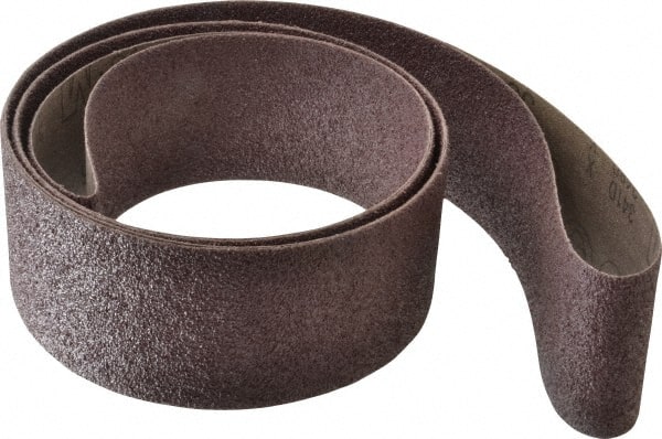 3M - 3" Wide x 120" OAL, 36 Grit, Aluminum Oxide Abrasive Belt - Aluminum Oxide, Very Coarse, Coated, X Weighted Cloth Backing, Series 341D - Exact Tooling